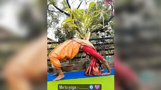 me to yoga :-.....???????? #yt #shortvideo #youtube #youtuber #yoga #shorts #shortvideo #trending #song