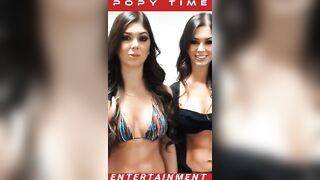 GEMELAS Davalos SWIMWEAR Fashion Show LINGERIE | Mariana | Camila | wiki | TOPModel Nova | Fitness