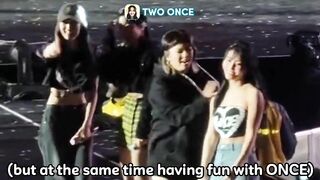 TWICE's twerk dance battle with a ONCE in SoFi Stadium, LA ????