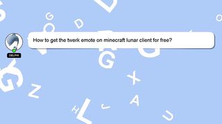 How to get the twerk emote on minecraft lunar client for free?