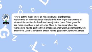 How to get the twerk emote on minecraft lunar client for free?