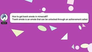 How to get twerk emote in minecraft?