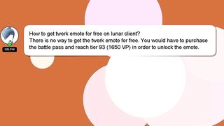 How to get twerk emote for free on lunar client?