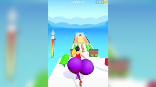 ???????? TWERK RACE 3D RUNNING GAME LEVEL 11????????#shorts #gaming #games #funny #viral