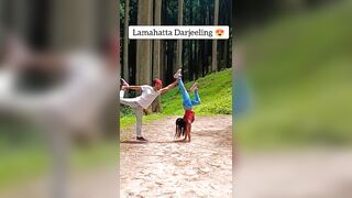 OUTSTANDING ACROBATIC YOGA BY INDIAN COUPLE????||#yoga #shorts #sanak #trending