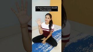 5 yogasana you should practice daily| morning yoga #yoga #reels #viral #yogdhun #fitness