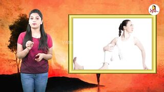 Vakrasana ( Half Spinal Twist Pose ) Yoga Pose Steps & Health Benefits | Vanitha TV