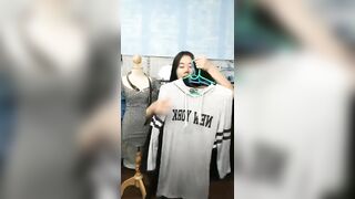 try on haul || live jualan baju halus barang besar