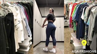 Leggings and Mini Skirts Outfit Try on Haul and more Ideas.. AGA FASHION