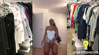 Leggings and Mini Skirts Outfit Try on Haul and more Ideas.. AGA FASHION