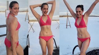 Pragya Jaiswal GLAMOROUS Bikini Visuals | Pragya Jaiswal Cryo Therapy -15 Degree Temperature