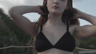 Cinematic Bikini fashion editorial - try on haul - model film portrait - lookbook panasonic Gh5 4k