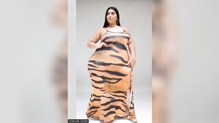 Lingerie Fashion Model Plus Size Temu Clothing Haul 2023 #lingerie #temuhaul #plussize