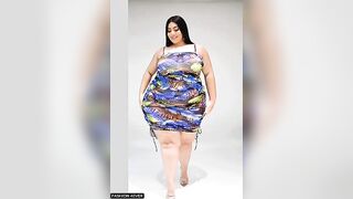 Lingerie Fashion Model Plus Size Temu Clothing Haul 2023 #lingerie #temuhaul #plussize