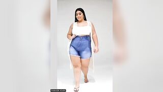 Lingerie Fashion Model Plus Size Temu Clothing Haul 2023 #lingerie #temuhaul #plussize