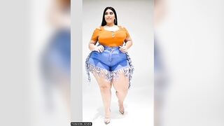 Lingerie Fashion Model Plus Size Temu Clothing Haul 2023 #lingerie #temuhaul #plussize