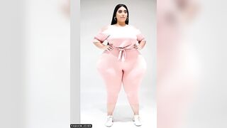 Lingerie Fashion Model Plus Size Temu Clothing Haul 2023 #lingerie #temuhaul #plussize