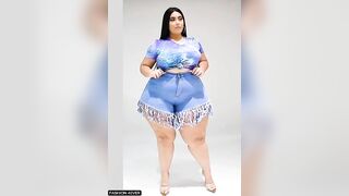 Lingerie Fashion Model Plus Size Temu Clothing Haul 2023 #lingerie #temuhaul #plussize