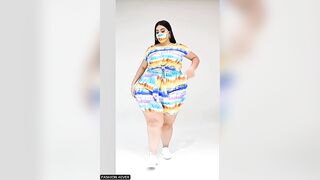 Lingerie Fashion Model Plus Size Temu Clothing Haul 2023 #lingerie #temuhaul #plussize