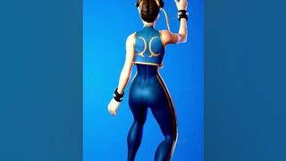 Chun li fortnite emote TWERK prt 2????