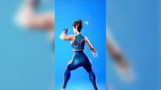 Chun li fortnite emote TWERK prt 2????