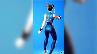 Chun li fortnite emote TWERK prt 2????