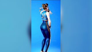 Chun li fortnite emote TWERK prt 2????