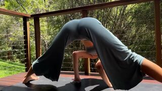 Deep, relaxing stretching yoga MilaDoesYoga