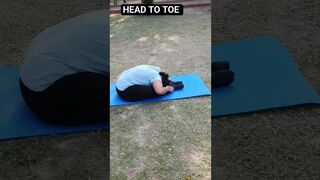 Try from head to toe #thighs and back stretching #viralvideo #shorts