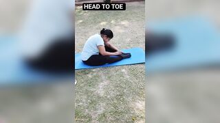 Try from head to toe #thighs and back stretching #viralvideo #shorts