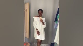 H&M Summer Try on haul white dress part 3 #shorts