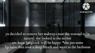 Jungkook ff *oneshot, she wore a lingerie for him on the wedding night but he..... #btsff