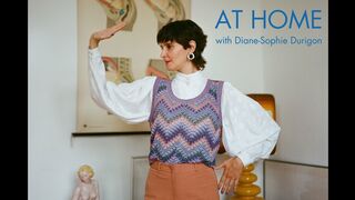 AT HOME With Diane-Sophie Durigon - Interview | Germany | Apartment | French | Lingerie | Feminist