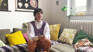 AT HOME With Diane-Sophie Durigon - Interview | Germany | Apartment | French | Lingerie | Feminist