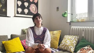 AT HOME With Diane-Sophie Durigon - Interview | Germany | Apartment | French | Lingerie | Feminist