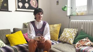 AT HOME With Diane-Sophie Durigon - Interview | Germany | Apartment | French | Lingerie | Feminist