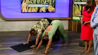 Celebrating International Yoga Day on HNN's Sunrise Weekends