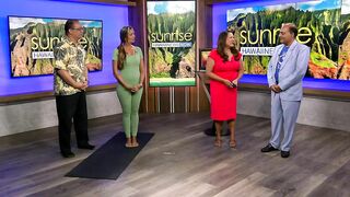 Celebrating International Yoga Day on HNN's Sunrise Weekends