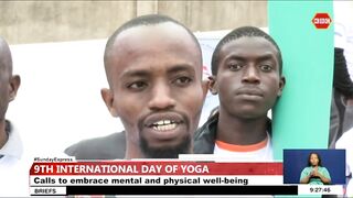 The 9th International Yoga Day Celebrations held