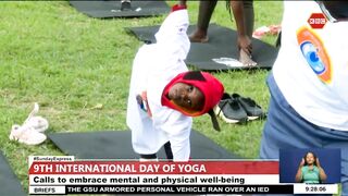 The 9th International Yoga Day Celebrations held