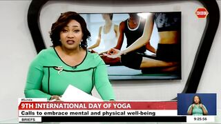 The 9th International Yoga Day Celebrations held