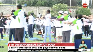 The 9th International Yoga Day Celebrations held