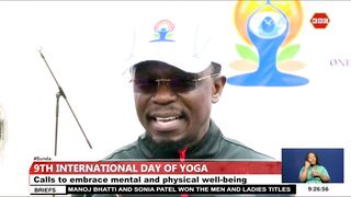 The 9th International Yoga Day Celebrations held