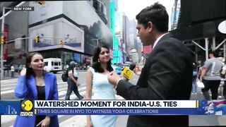 PM Modi's US Visit: Times Square in NYC to witness yoga celebrations | Latest World News | WION