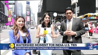 PM Modi's US Visit: Times Square in NYC to witness yoga celebrations | Latest World News | WION