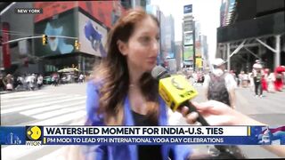 PM Modi's US Visit: Times Square in NYC to witness yoga celebrations | Latest World News | WION