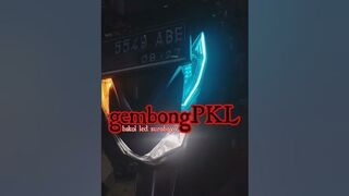 Pemasangan variasi lampu led SURABAYA, DRL alis neon flexible ( BEAT DELUXE ) WA 082129241927