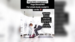 Steal This Sequence : Yoga HIIT for Whole Body Cardio Sculpt OVER 40!❤️‍????