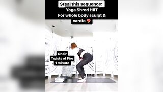 Steal This Sequence : Yoga HIIT for Whole Body Cardio Sculpt OVER 40!❤️‍????