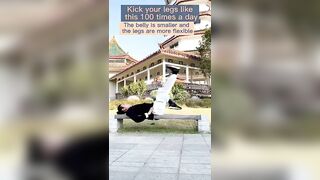 The Belly is smaller and the legs are more flexible | Wudang Taichi